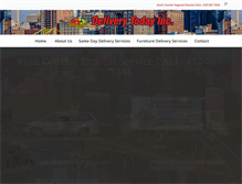 Tablet Screenshot of deliverytodayinc.com
